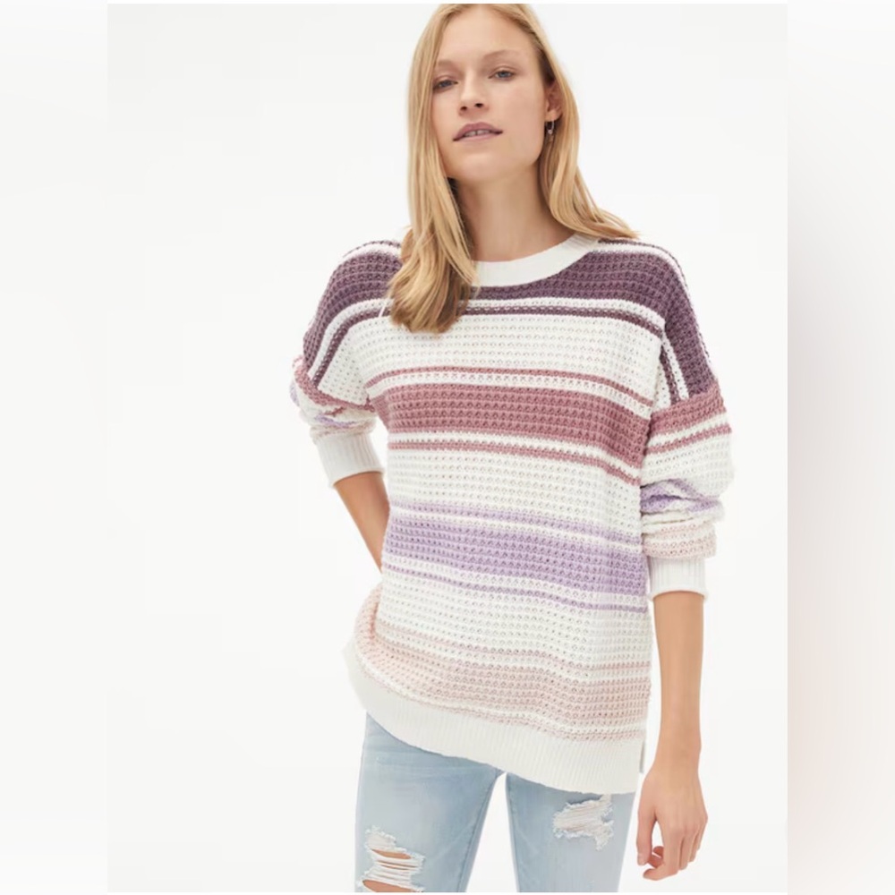 Aeropostale purple knit sweater